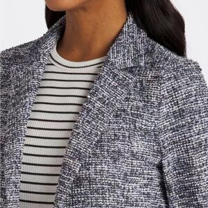 Skies Are Blue Asa Textured Tweed Blazer